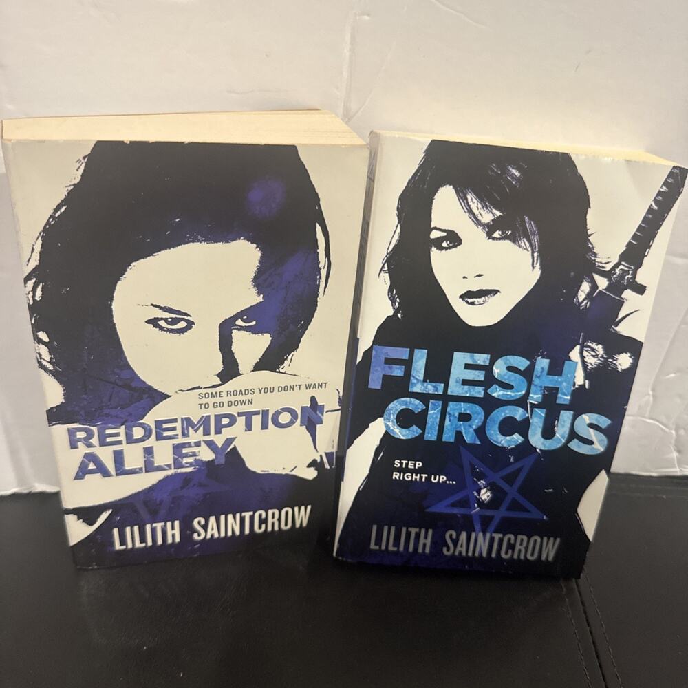 Lot of 2 Lilith Saintcrow Redemption Alley Flesh Circus Paperback Books